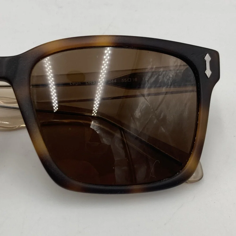 Mens Dragon Alliance DR519S Legit‎ Sunglasses 55-16-145 Tortoise Brown Shades